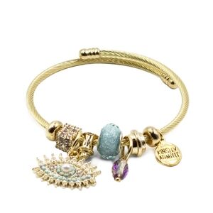 NWT Kinsley Armelle Evil Eye Wrap Bracelet